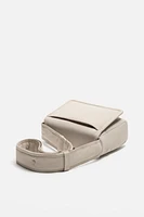 NYLON FLAP CROSSBODY BAG
