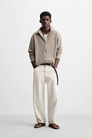 TEXTURED GRID JACKET