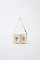 SAC BANDOULIÈRE CROCHET FLEURS