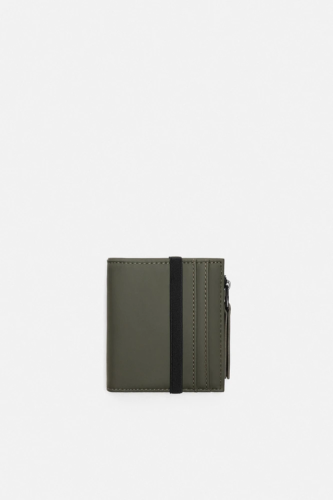 RUBBERIZED COIN WALLET