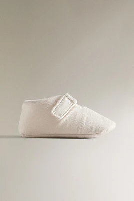 FABRIC BALLERINA BOOTIES