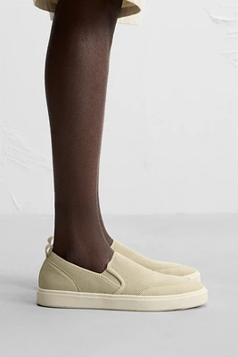 KNIT FABRIC SNEAKERS
