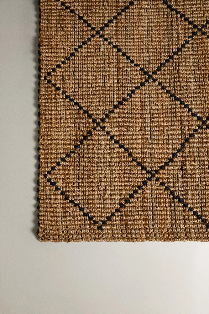 TAPIS imprimé fleurs