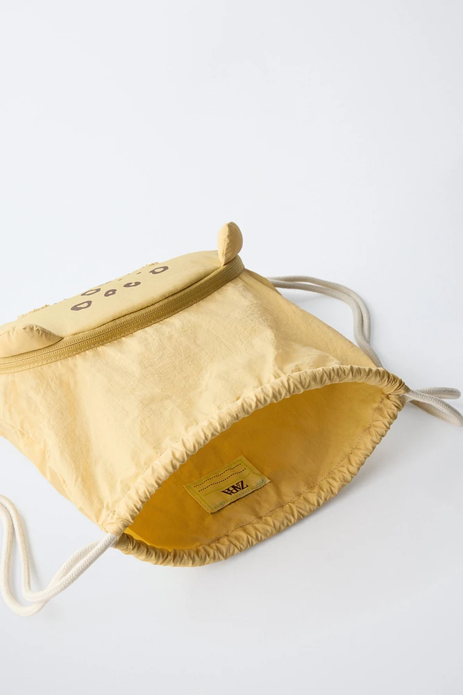TIGER DRAWSTRING BAG