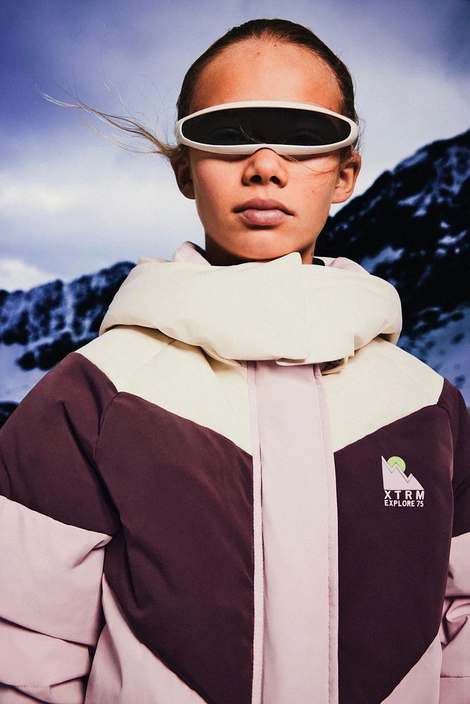 WINDPROOF AND WATER REPELLENT DOWN JUMPSUIT RECCO® SYSTEM SKI COLLECTION