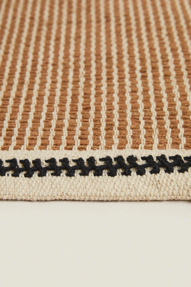 TAPIS ANTIDÉRAPANT JUTE RAYURES