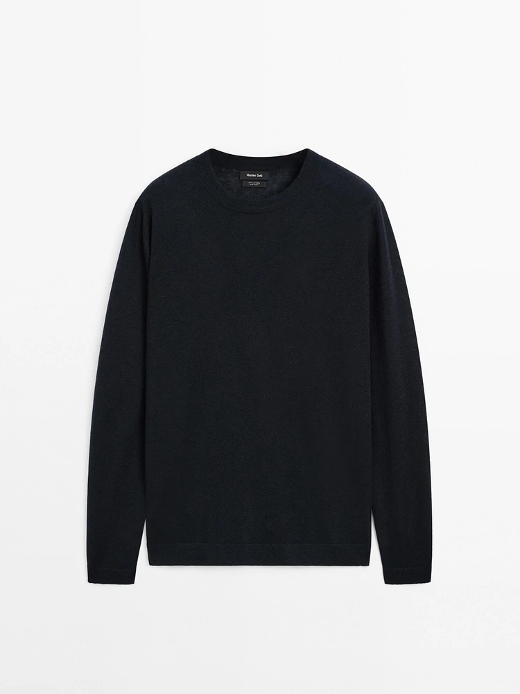 Pull en maille légère 100 % cachemire