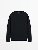 Pull en maille légère 100 % cachemire