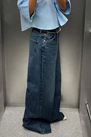 Z1975 WIDE LEG CHAIN BELT JEANS