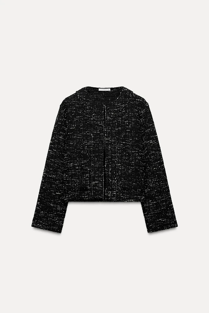 VESTE TEXTURÉE À POCHES