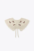 CROSS-STITCH EMBROIDERED COLLAR