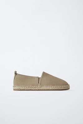 LEATHER ESPADRILLES
