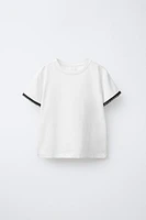 T-SHIRT WITH SMALL PEARLS