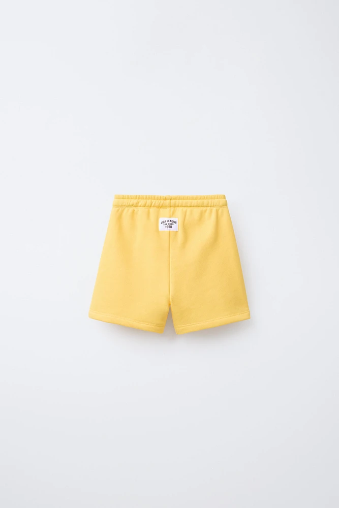 LABEL JOGGING SHORTS