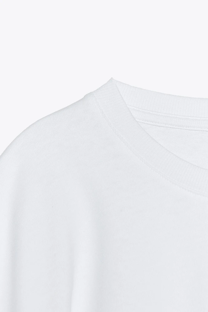 WASHED CAPE SLEEVE T-SHIRT