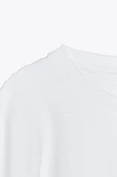 WASHED CAPE SLEEVE T-SHIRT