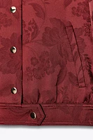 BLOUSON AVIATEUR EN JACQUARD