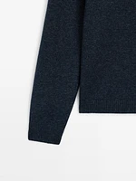 100% cotton knit sweater
