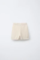 CROCHET KNIT SHORTS