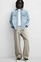 RELAXED FIT DRAWSTRING JEANS