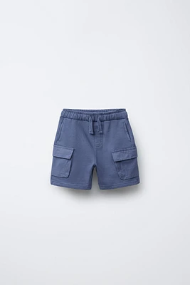 PLUSH CARGO SHORTS