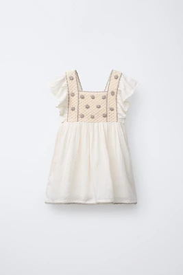 ROBE TEXTURÉE EN MAILLE CROCHET