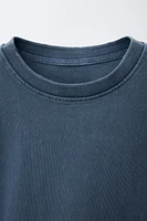 T-SHIRT ÉPAIS EFFET DÉLAVÉ