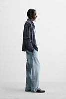 ZIPPERED CHECK JACKET
