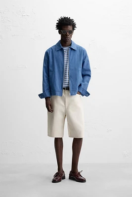 VESTE REGULAR FIT COTON