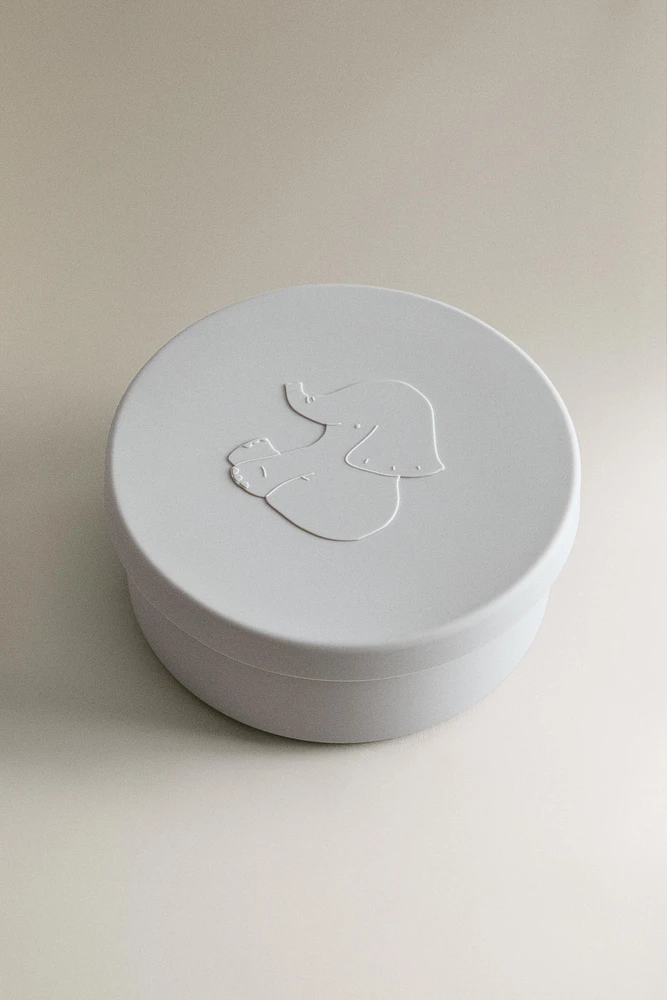 CHILDREN'S SILICONE ELEPHANT LUNCH BOX