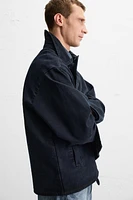 VESTE EN JEAN COUPE CARRÉE