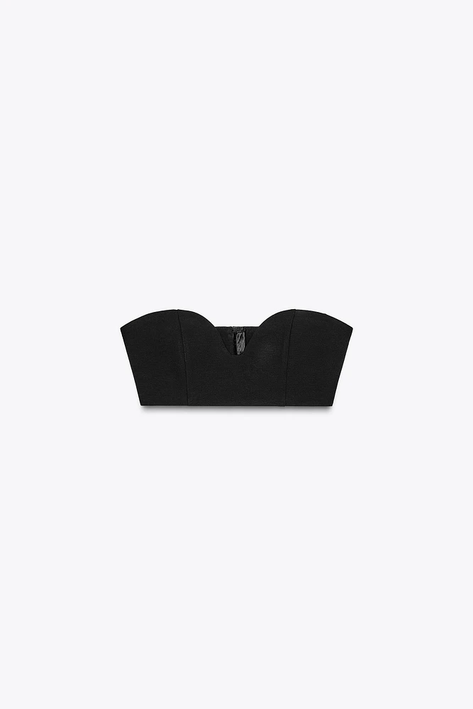 SWEETHEART BANDEAU TOP