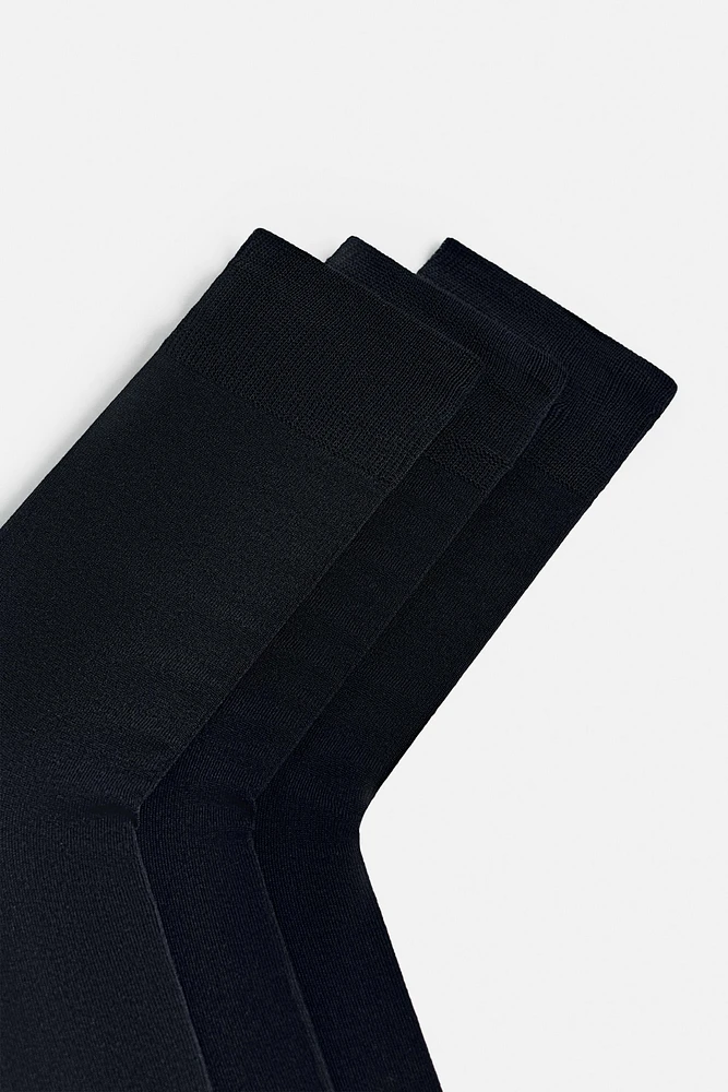 CHAUSSETTES MERCERISÉES LOT DE 3