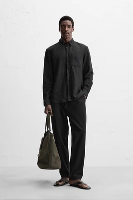 TEXTURED PANTS