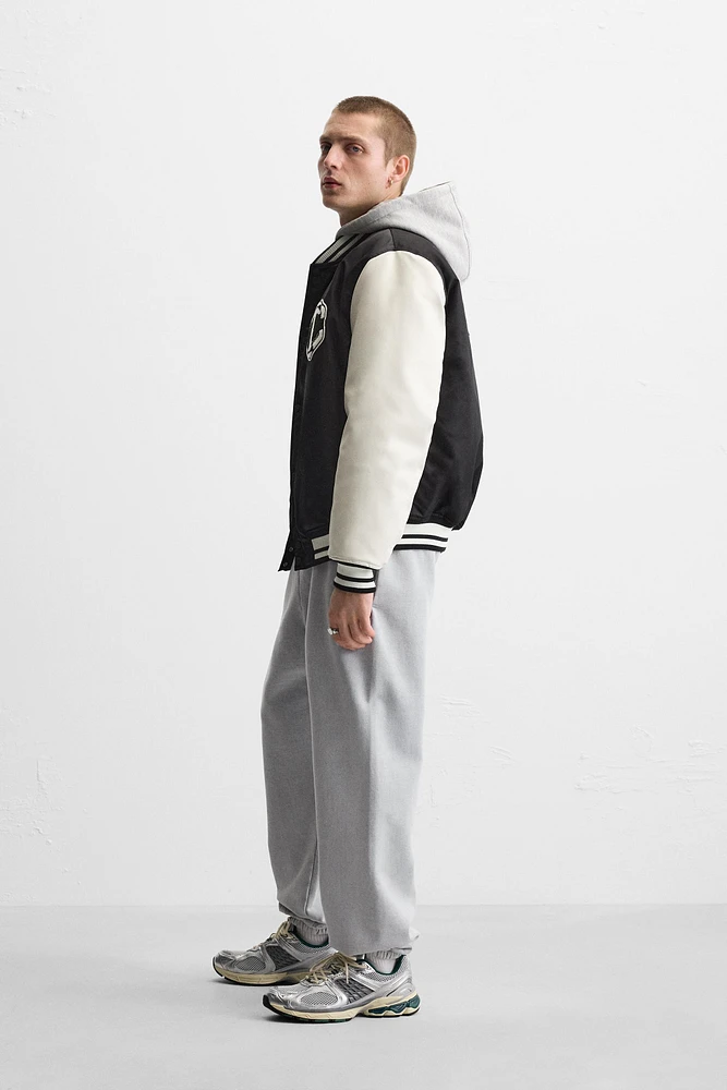 PATCHES HOODED JACKET