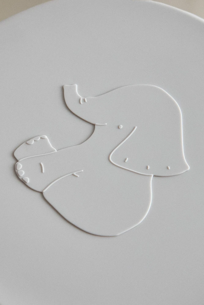 CHILDREN'S SILICONE ELEPHANT LUNCH BOX