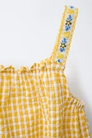 GINGHAM ROMPER