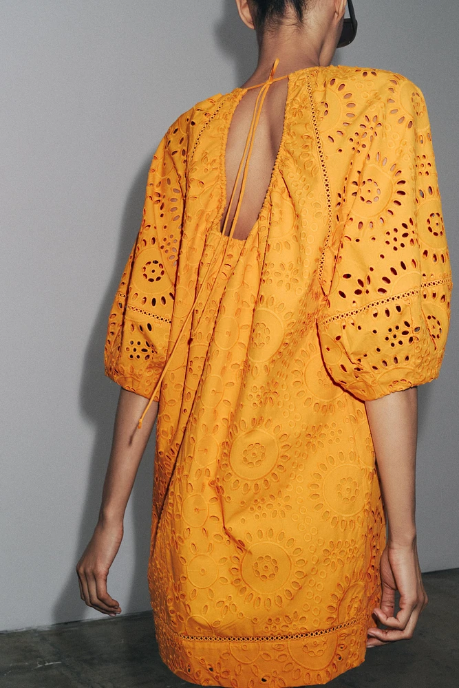 ZW COLLECTION EMBROIDERED SHORT DRESS