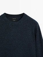 100% cotton knit sweater