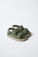 JUTE LEATHER SANDALS