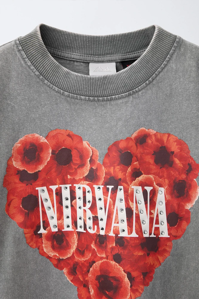 NIRVANA ® RHINESTONE T-SHIRT