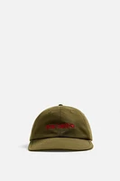 LIMITED EDITION EMBROIDERED FLAT-BRIM CAP