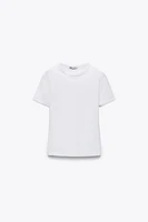 BACK SEAMED T-SHIRT