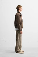 WASHED CARPENTER POCKET PANTS