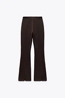 PANTALON FLARE INTERLOCK