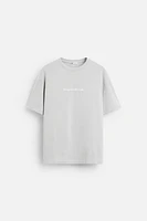 PRINTED TEXT T-SHIRT