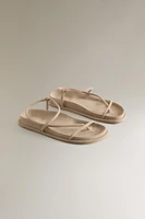 SANDALES CUIR BRIDES