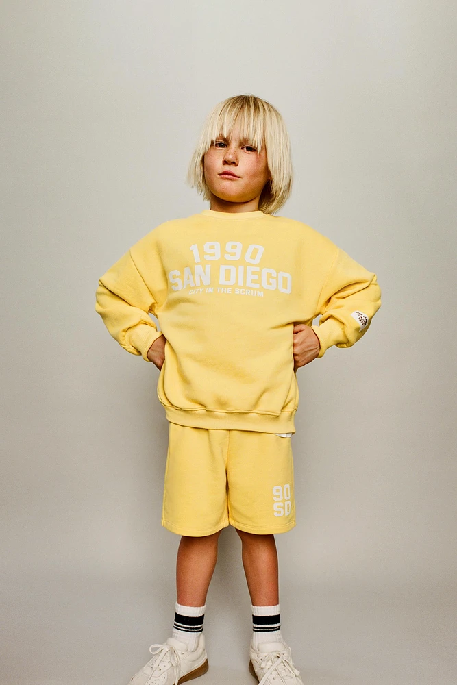 LABEL JOGGING SHORTS