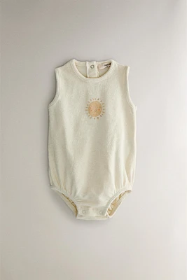 CHILDREN’S COTTON TERRYCLOTH ROMPER