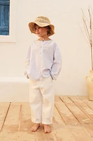 CHEMISE À RAYURES ET LISERÉS CARREAUX ÉDITION LIMITÉE